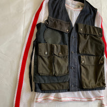 Load image into Gallery viewer, ss2001 Margiela Navy Reconstructed Hunting Vest - Size M