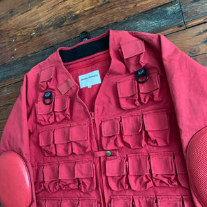 1998 General Research 74 Pocket Red Hunting Jacket - Size L
