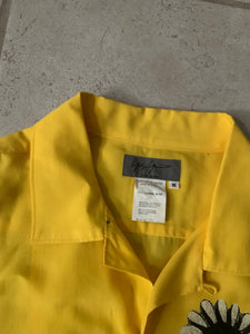 ss1992 Yohji Yamamoto Yuzen Dyed Sunflower Shirt - Size XL