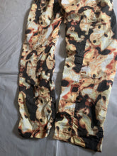 Load image into Gallery viewer, aw2010 Issey Miyake Articulated Twist Knee Nylon Lava Graphic Pants - Size L