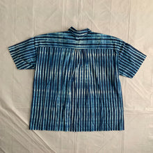 Load image into Gallery viewer, ss1996 Issey Miyake Blue Dyed Striped Shirt - Size XL