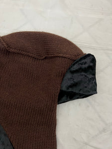 2000s Yohji Yamamoto Knitted Flight Cap - Size OS