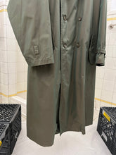 Load image into Gallery viewer, 1980s Katharine Hamnett Iridescent Jade Trench Coat - Size OS