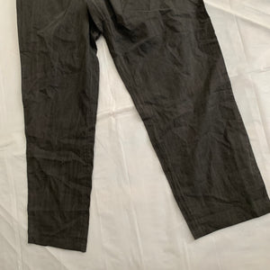 ss2000 Issey Miyake Washed Black Lounge Pants with Elastic Waistband - Size OS