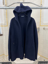 Load image into Gallery viewer, Late 1990s Mandarina Duck Raw Cut Boiled Wool Hooded Parka - Size XL