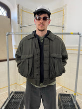Load image into Gallery viewer, 1980s Katharine Hamnett Padded Silk Military Cargo Bomber - Size OS
