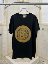 Load image into Gallery viewer, 1980s Armani Dragon Emblem Print Tee - Size L