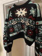 Load image into Gallery viewer, 1990s Katharine Hamnett Cropped Nordic Intarsia Sweater - Size M