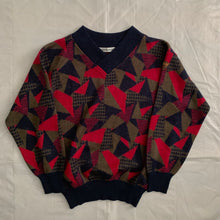 Load image into Gallery viewer, 1980s Armani Geometric Cropped Sweater - Size M