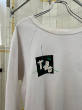 Load image into Gallery viewer, aw2002 Bernhard Willhelm Post Modern Art Print White Sweatshirt - Size M