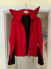 Load image into Gallery viewer, 1990s Vexed Generation Red Ninja Neck Fleece Zip Up - Size S