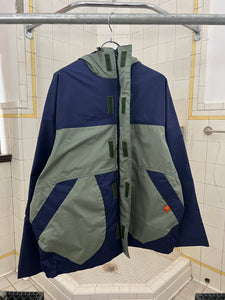 1990s Mickey Brazil Colorblock Rain Jacket - Size L