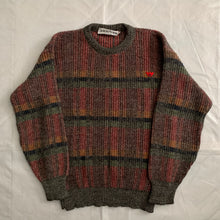 Load image into Gallery viewer, 1980s Armani Plaid Multi Colored Wool Sweater - Size L