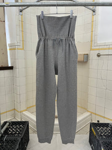 1980s Issey Miyake High Waisted Ribbed Sweatpants - Size OS
