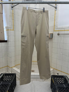 2000s Samsonite 'Travel Wear' Light Khaki Cargo Trousers - Size L