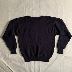 1980s Vintage Intarsia Porter Knitted Sweater - Size M