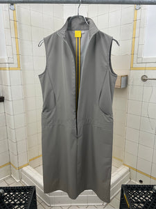 2000s Mandarina Duck Metallic Matrix Dress - Size S