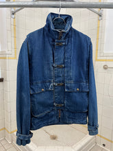 Load image into Gallery viewer, 1980s Marithe Francois Girbaud x Complements Denim Cargo Jacket with Front Buckle Closures - Size S
