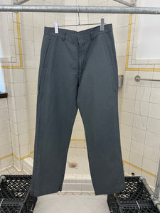 2000s Mandarina Duck Faded Aqua Green Double Stacked Side Seam Pocket Trousers - Size M