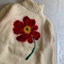 Load image into Gallery viewer, aw1995 Yohji Yamamoto Intasaria Mohair Red Daisy Knit - Size M