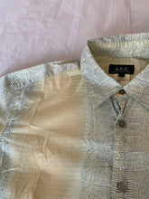 Load image into Gallery viewer, 2000s Vintage APC Snakeskin Pattern Cotton Shirt - Size S