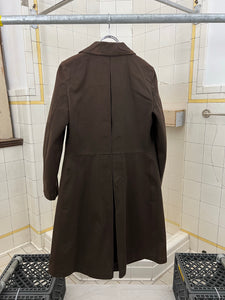 2000s Mandarina Duck Double Breasted Trench Coat with Back Pleat Detailing - Size XS