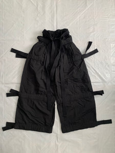 aw2015 Craig Green Black Oversized Bondage Parachute Pants - Size OS