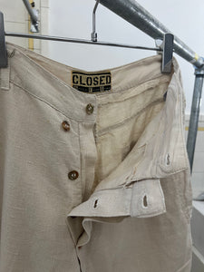 1980s Marithe Francois Girbaud x Closed Multi Pleated Crotch Culottes - Size S