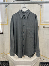Load image into Gallery viewer, 2000s Armani Faded Blue Woven Pattern Shirt - Size L