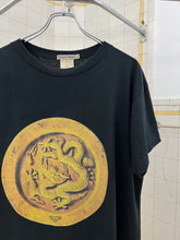 Load image into Gallery viewer, 1980s Armani Dragon Emblem Print Tee - Size L