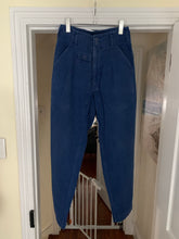 Load image into Gallery viewer, 1980s Katharine Hamnett High Waist &amp; Tapered Military Trousers - Size M