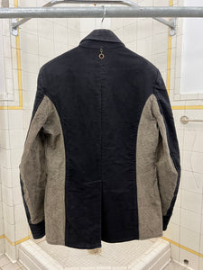 2000s Ron Orb Futuristic Paneled Suit Jacket - Size S