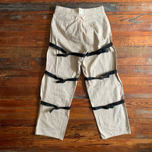 Load image into Gallery viewer, 1996 General Research Beige Bondage Strap Pants - Size M