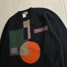 Load image into Gallery viewer, aw1998 Yohji Yamamoto Intarsia Bauhaus Sweater - Size M