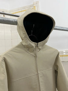 2000s Mandarina Duck Contemporary Hoodie with Hidden Front Pockets - Size S