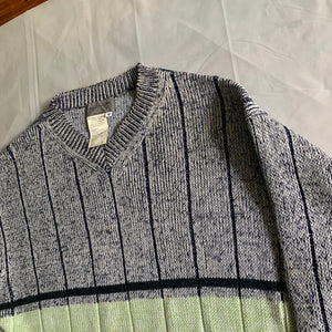 ss1998 Yohji Yamamoto Knitted Neapolitan Sweater - Size M