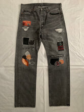 Load image into Gallery viewer, 2000s Yohji Yamamoto x Spotted Horse Repaired Distressed Denim - Size XL