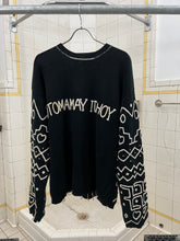 Load image into Gallery viewer, ss1993 Yohji Yamamoto Reversible Tassel Knit Sweater - Size M