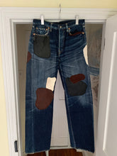 Load image into Gallery viewer, 2000s Yohji Yamamoto x Spotted Horse Leather Patchworked Denim - Size M