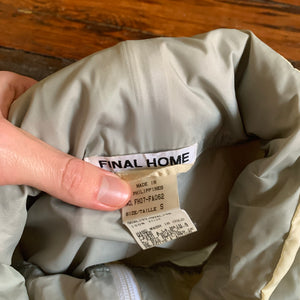 1990s Final Home Translucent Off White Survival Jacket - Size L