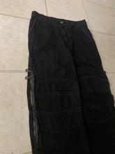 Load image into Gallery viewer, 2000s Griffin Military Moto Pants with Side Knee Zippers - Size S