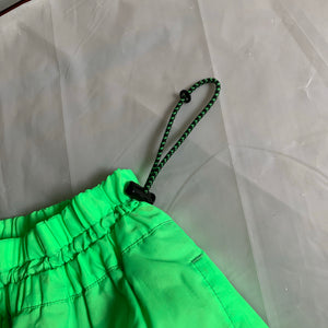aw2000 Issey Miyake Electric Green Trackpants - Size L