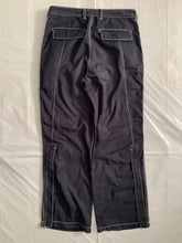 Load image into Gallery viewer, ss2007 Issey Miyake Faded Black Tactical Pants with Contrast Stitching - Size XL