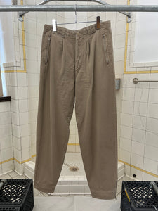 1980s Katharine Hamnett Zipper Workpants with Adjustable Cuffs - Size M