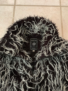 1990s Dexter Wong Cropped Furry Monster Jacket - Size M