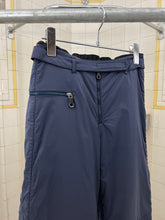 Load image into Gallery viewer, 2000s Armani Navy Futuristic Padded Nylon Pants - Size S