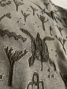 ss1986 Issey Miyake Embossed Dinosaur Graphic Sweater - Size M