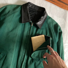 Load image into Gallery viewer, aw1990 CDGH Forest Green Cargo Bomber Jacket - Size L