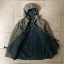 Load image into Gallery viewer, 1990s Armani Faded Seafoam Green Military Parka with Removeable Quilted Lining - Size XL