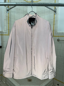 2000s Samsonite 'Travel Wear' Reflective Glass Jacket - Size XL